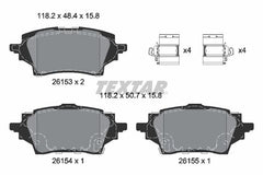 Bremsbelagsatz Scheibenbremse Hinterachse für MAZDA SUZUKI TOYOTA 2 Schrägheck