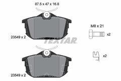 Bremsbelagsatz Scheibenbremse Hinterachse für MITSUBISHI VOLVO PROTON SMART