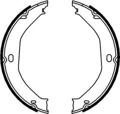 Bremsbackensatz Feststellbremse Hinterachse für JEEP GRAND CHEROKEE II