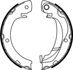 Bremsbackensatz Feststellbremse Hinterachse für TOYOTA COROLLA Verso VERSO VAN
