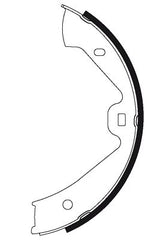 Bremsbackensatz Feststellbremse Hinterachse für AUDI PORSCHE VW E-TRON GT