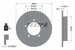 2x Bremsscheibe Vorderachse für SUZUKI JIMNY Geländewagen offen geschlossen