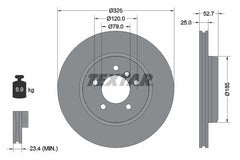 2x Bremsscheibe Vorderachse für BMW 3 Coupe Touring Cabriolet Z4 Roadster