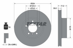 2x Bremsscheibe Vorderachse für BMW 5 Touring 6 Cabriolet