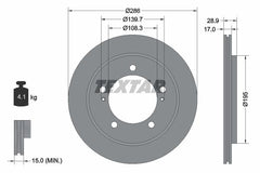 2x Bremsscheibe Vorderachse für SUZUKI GRAND VITARA I Geländewagen offen