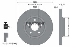 2x Bremsscheibe Vorderachse für TOYOTA AURIS Kombi AVENSIS Stufenheck COROLLA