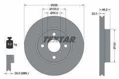 2x Bremsscheibe Vorderachse für DAIHATSU TOYOTA CHARADE VIII YARIS