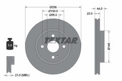 2x Bremsscheibe Vorderachse für FORD MAZDA FIESTA VI 2