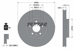 2x Bremsscheibe Vorderachse für FORD MONDEO V Stufenheck Schrägheck Turnier