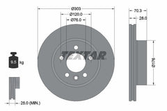 2x Bremsscheibe Vorderachse für MAN VW TGE Kasten Pritsche/Fahrgestell Bus