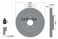 2x Bremsscheibe Vorderachse für MITSUBISHI ECLIPSE CROSS OUTLANDER III Van