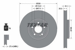 2x Bremsscheibe Vorderachse für MERCEDES-BENZ A-KLASSE Stufenheck B-KLASSE