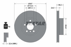 2x Bremsscheibe Vorderachse für BMW 2 Coupe 3 Touring 4 Gran Cabriolet Van