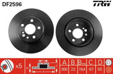 2x Bremsscheibe Hinterachse für MERCEDES-BENZ S-KLASSE Coupe