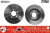 2x Bremsscheibe Vorderachse für VOLVO C70 I Coupe Cabriolet S70 S90 V70 V90