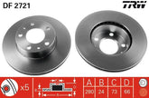 2x Bremsscheibe Vorderachse Hinterachse für CITROËN FIAT PEUGEOT JUMPER I