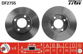 2x Bremsscheibe Vorderachse für SEAT VW AROSA POLO III Van Kasten/Schrägheck