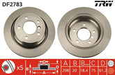 2x Bremsscheibe Hinterachse für BMW ALPINA 5 Touring B10