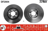 2x Bremsscheibe Vorderachse für AUDI SEAT SKODA VW A3 LEON TOLEDO II OCTAVIA I