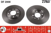 2x Bremsscheibe Vorderachse für CITROËN PEUGEOT BERLINGO / FIRST