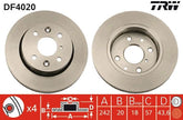 2x Bremsscheibe Vorderachse für FIAT OPEL KIA PANDA / CLASSIC ASTRA F