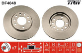 2x Bremsscheibe Vorderachse für OPEL CHEVROLET ASTRA G Stufenheck Caravan CC