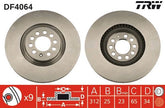 2x Bremsscheibe Vorderachse für AUDI SEAT SKODA VW A3 TT Roadster IBIZA III IV