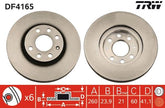 2x Bremsscheibe Vorderachse für OPEL COMBO Tour CORSA C MERIVA A