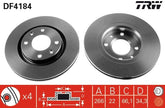 2x Bremsscheibe Vorderachse für CITROËN OPEL PEUGEOT DS BERLINGO / FIRST