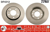 2x Bremsscheibe Hinterachse für VW CALIFORNIA T5 Camper T6 MULTIVAN TRANSPORTER