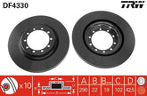 2x Bremsscheibe Vorderachse für RENAULT TRUCKS MASCOTT Kasten
