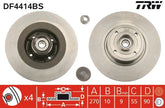 2x Bremsscheibe Hinterachse für RENAULT MEGANE II Grandtour Kasten/Kombi SCÉNIC