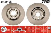 2x Bremsscheibe Vorderachse für TOYOTA COROLLA Verso