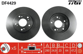 2x Bremsscheibe Vorderachse für HONDA ACCORD VII Tourer