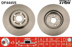 2x Bremsscheibe Vorderachse für TOYOTA AVENSIS Stufenheck Kombi