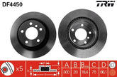 2x Bremsscheibe Hinterachse für BMW 1 Coupe Cabriolet 2 3 Touring Gran Turismo 4