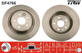 2x Bremsscheibe Hinterachse für FORD LAND ROVER FOCUS II GALAXY KUGA I MONDEO
