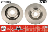 2x Bremsscheibe Hinterachse für AUDI A6 C6 Avant