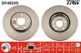 2x Bremsscheibe Vorderachse für FORD VOLVO LAND ROVER GALAXY II MONDEO IV