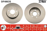 2x Bremsscheibe Vorderachse für MERCEDES-BENZ C-KLASSE T-Model Coupe E-KLASSE