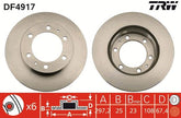 2x Bremsscheibe Vorderachse für TOYOTA HILUX VII Pick-up