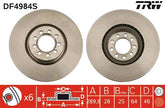 2x Bremsscheibe Vorderachse für IVECO DAILY III Kasten IV Pritsche/Fahrgestell