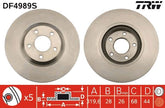 2x Bremsscheibe Vorderachse für NISSAN RENAULT JUKE QASHQAI / +2 I VAN