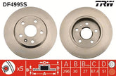 2x Bremsscheibe Vorderachse für OPEL SAAB CHEVROLET INSIGNIA A Stufenheck