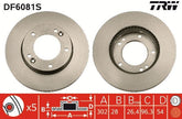 2x Bremsscheibe Vorderachse für KIA SORENTO I