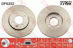 2x Bremsscheibe Vorderachse für SEAT SKODA VW Mii CITIGO E-CITIGO UP! LOAD UP
