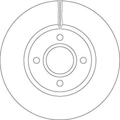2x Bremsscheibe Vorderachse für FORD B-MAX FIESTA Stufenheck VI TOURNEO COURIER