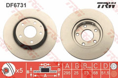 2x Bremsscheibe Vorderachse für MAZDA 3 Stufenheck CX-3