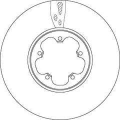 2x Bremsscheibe Vorderachse Hinterachse für FORD TOURNEO CUSTOM V362 Bus