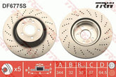2x Bremsscheibe Vorderachse für MERCEDES-BENZ C-KLASSE Coupe E-KLASSE T-Model